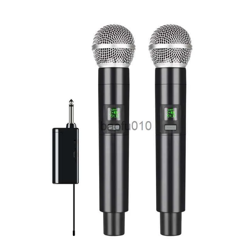 Achetez W-16 Home Karaoke Mic Outdoor Portable Microphone UHF Microphone  Sans Fil Manuel UHF de Chine