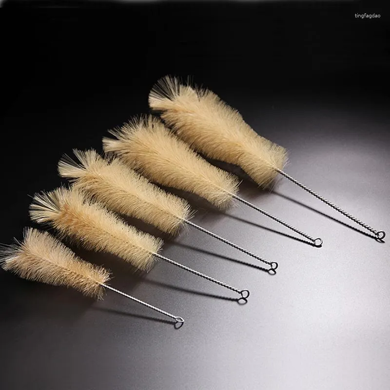 Pezzi/set lab erlenmeyer brush reagente bottiglia bottiglia spazzola per capelli triangolare