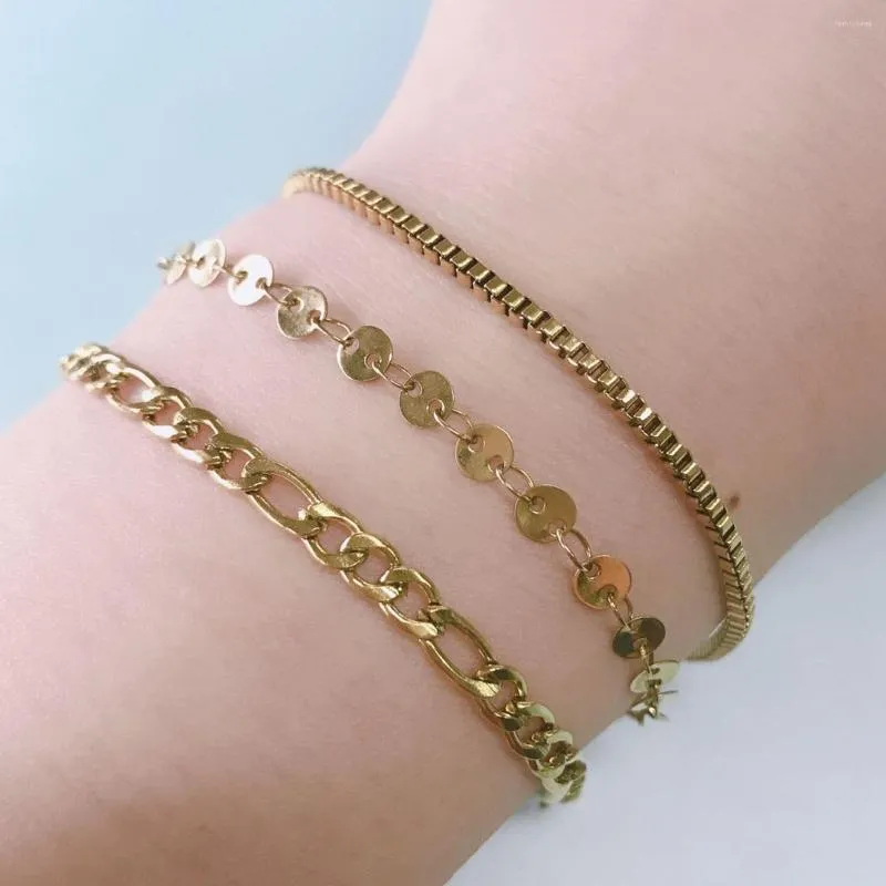 Link Bracelets Bracelet Set Factory Outlet Personalized 3-piece And Ladies For Designer Charm
