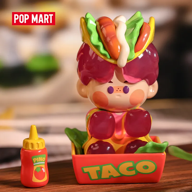 Blind Box Pop Mart Pino Jelly Delicious World Series Blind Box 1PC12PCS Annody Kid Presente Cute Toy Mystery Box 230818