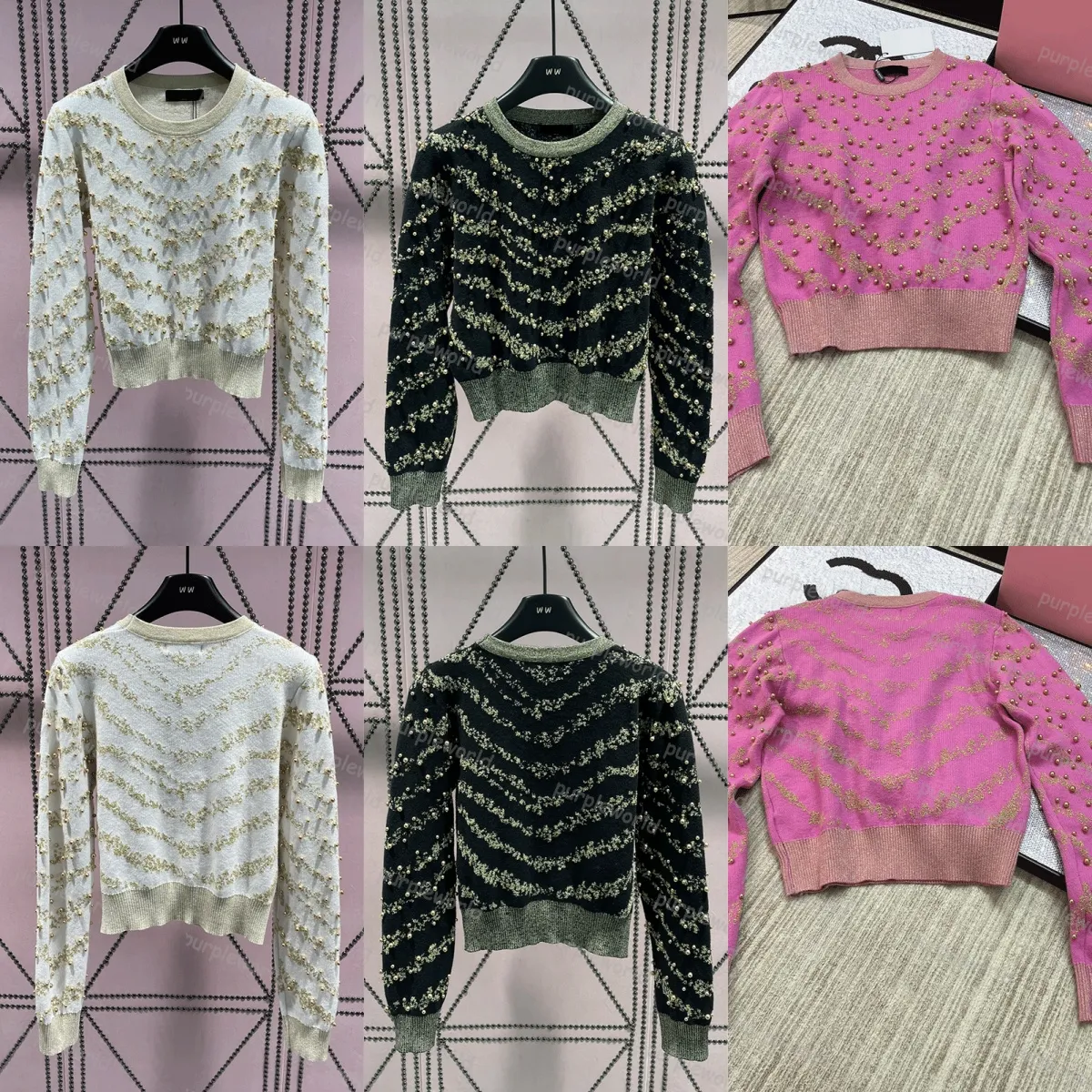 Maglione pullover a maglia femmini