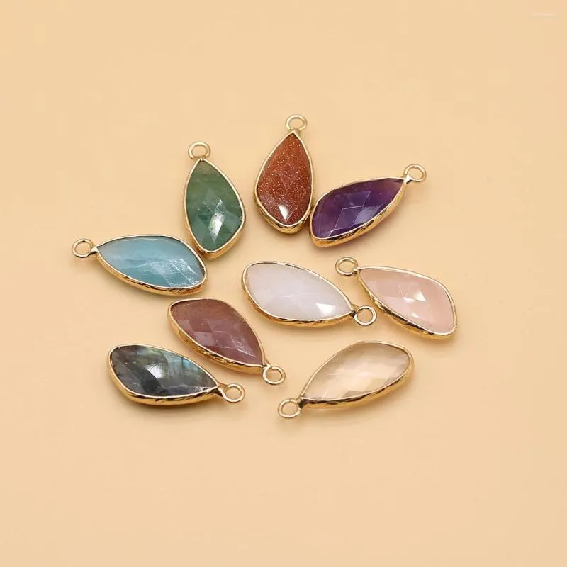 Colliers pendants Stone naturelle Irréguleux Gemstone Exquis Charmes pour les bijoux Making DIY Boutique Bracelet Collier Accessoires