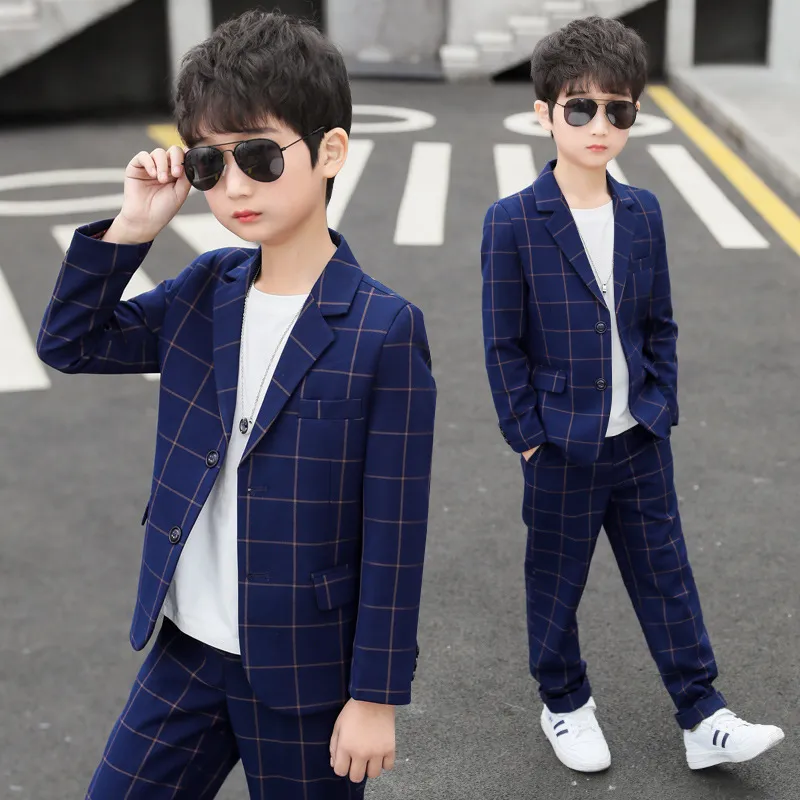 Amazon.com: Boys Suit 3 Piece Slim Fit Kids Suit Single Breasted Formal  Wedding Suit Set Blazer Vest Pants Aqua US2: Clothing, Shoes & Jewelry