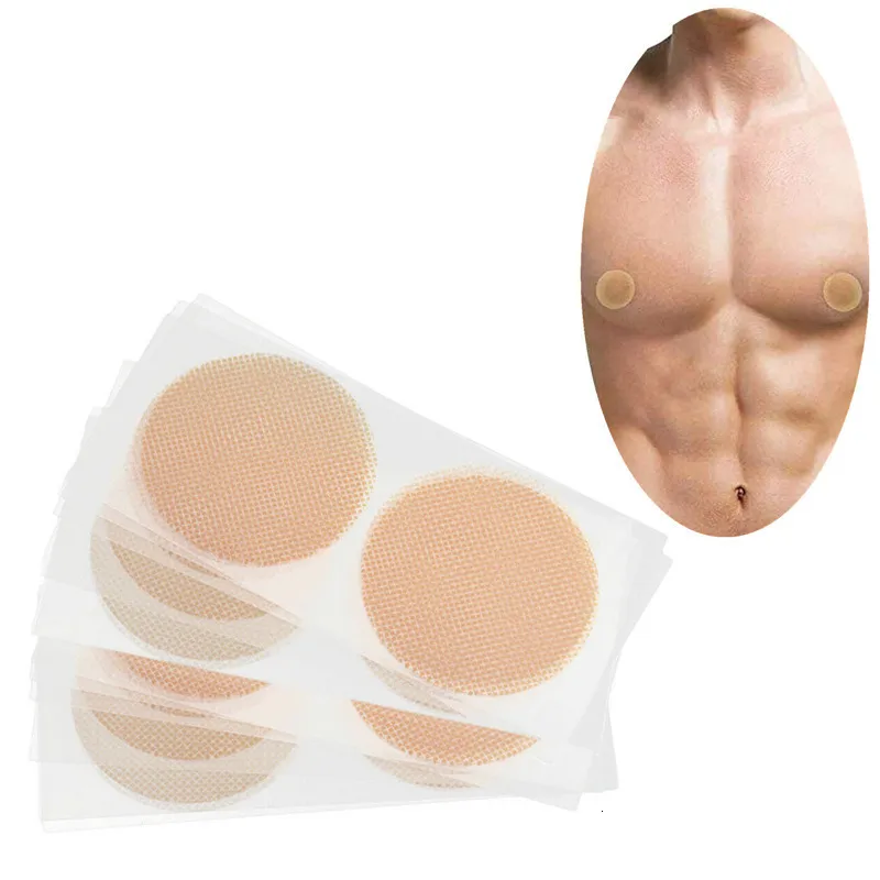 Breast Pad Disposable Men Nipple Cover Adhesive Chest Paste For
