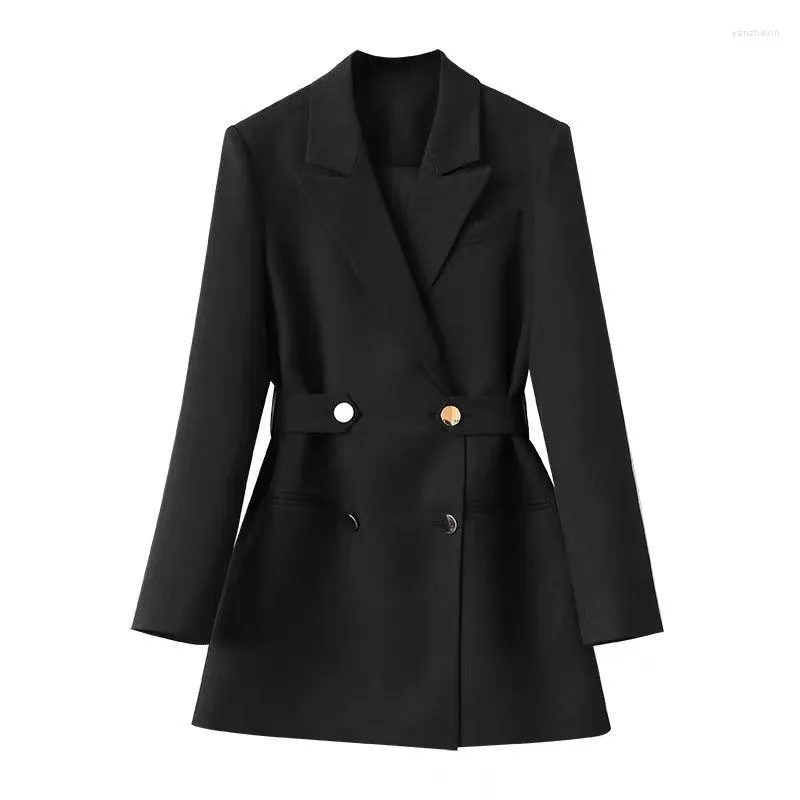 Damenanzüge 2023 Anzug Mantel Frühling Herbst Mode weiße Bluse Blazer für Frauen schick und elegante Frauenjacke lässig Slim