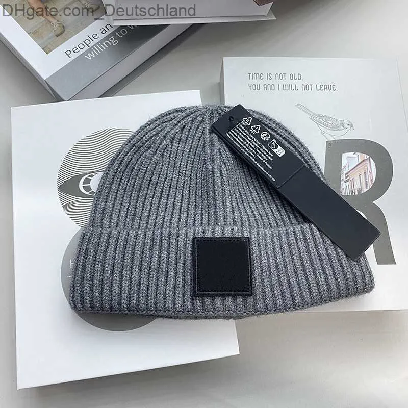 Beanie/Skull Caps Designer Beanie Hat Sticked Hat Woolen Hat Windproof Warm and Highquality Hat Par Size 5458cm Perfekt Z230818