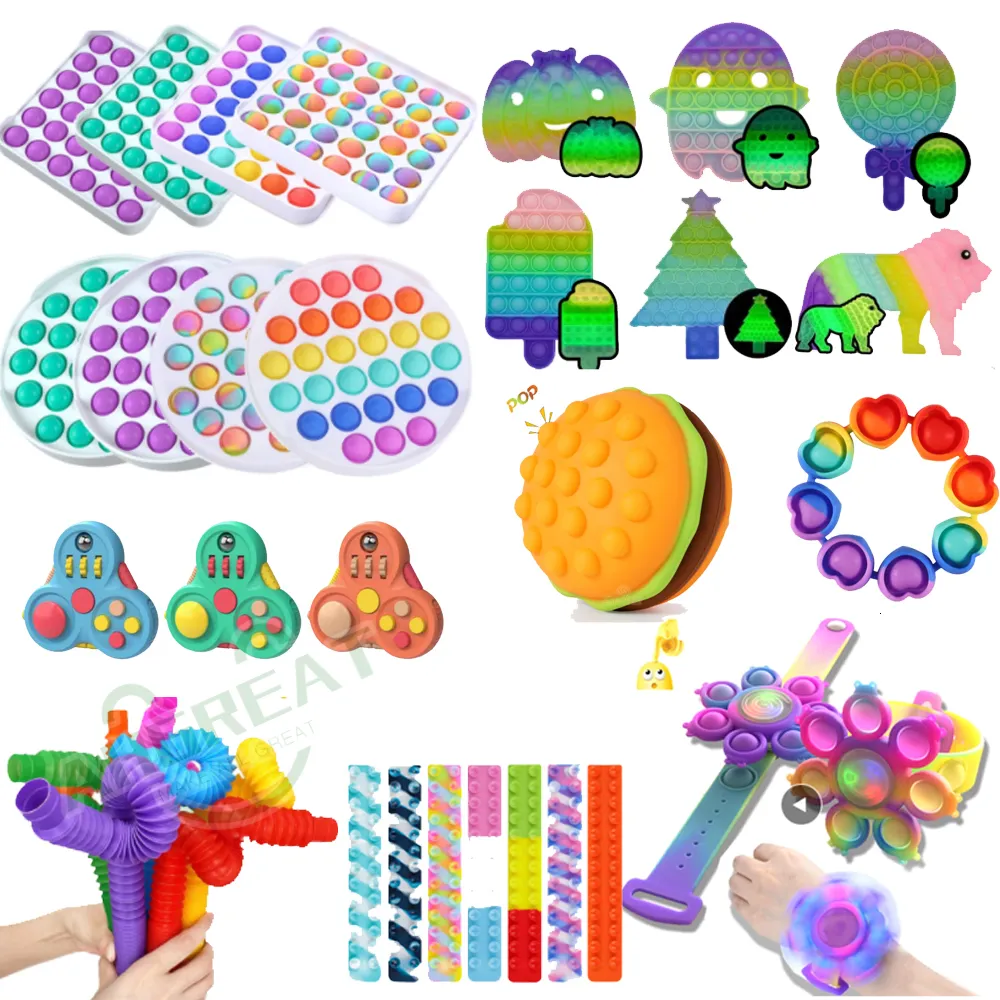 30-Piece Fidget Toy Set - Sensory Toys For Kids With Squishy Balls, Stretchy Strings & More