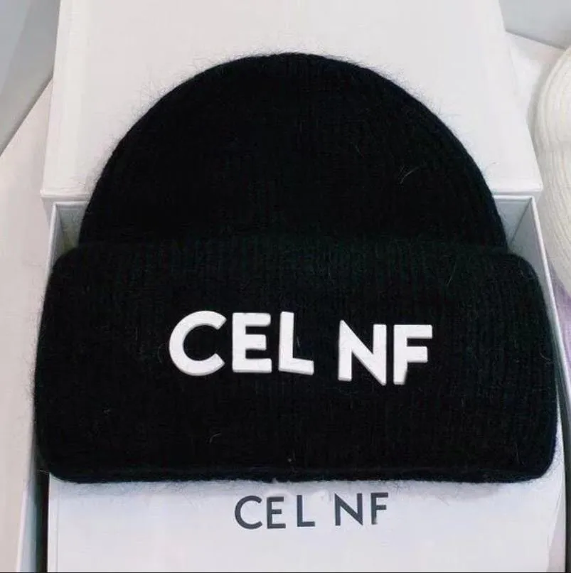 Beanie Celns kninted مصممة للسيدات قبعة دافئة الموضة للرجال الصياد قبعة CEL