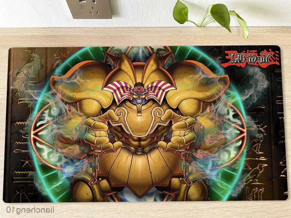 Mus kuddar handleden yugioh playmat den förbjudna matthandelskortsspelet mattbord skrivbord mattan mus pad spel spelmatta väska r230818