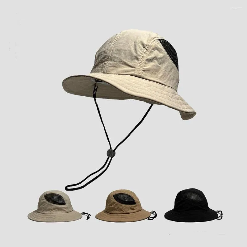 Berets 2023 Size Quick Drying Waterproof Fast Dry Bob Fisherman Gorras Para Mujer Marca De Lujo Sun Hats For Women Men Bucket Caps
