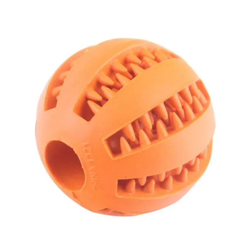 5cm Pet Dog Toys Ball Funny Interactive Elasticity Dog Chew Toy for Dog Tooth Clean Ball Of Food Extra-tough Rubber Ball