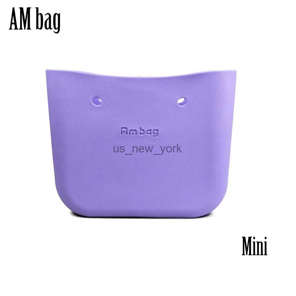 Totes Ambag Obag O Bag Style Mini Liten Body Waterproof EVA Bag Kvinnor Fashion Handbag Rubber Silicon Reservdelar HKD230818