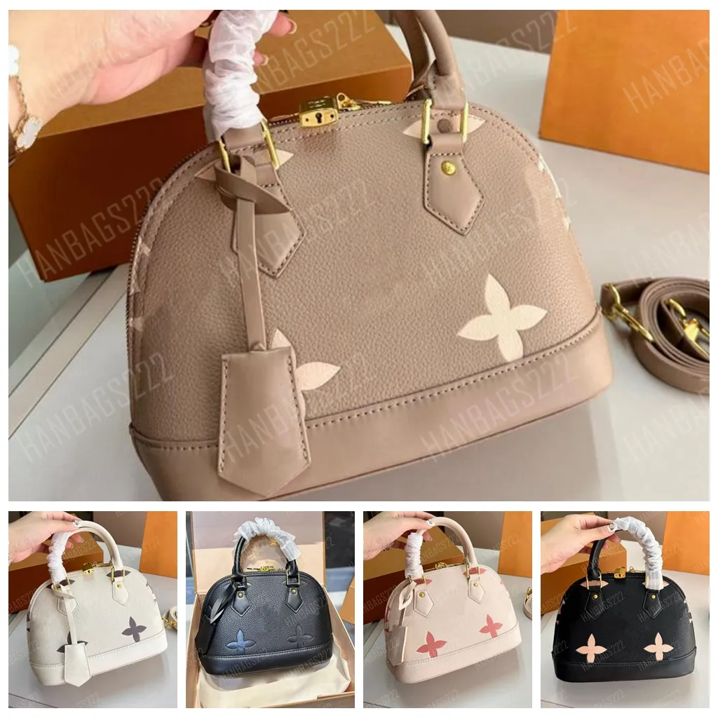 Schoudertas alma bb pm maat crossbody tas handtas designer tas in reliëf damier dames stijlvolle mode stijl shell alma tas