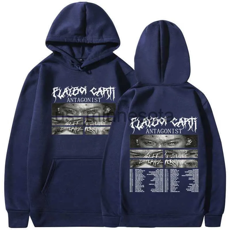 Mens Hoodies Sweatshirts Playboi Carti Antagonist Tour Hoodie Mens