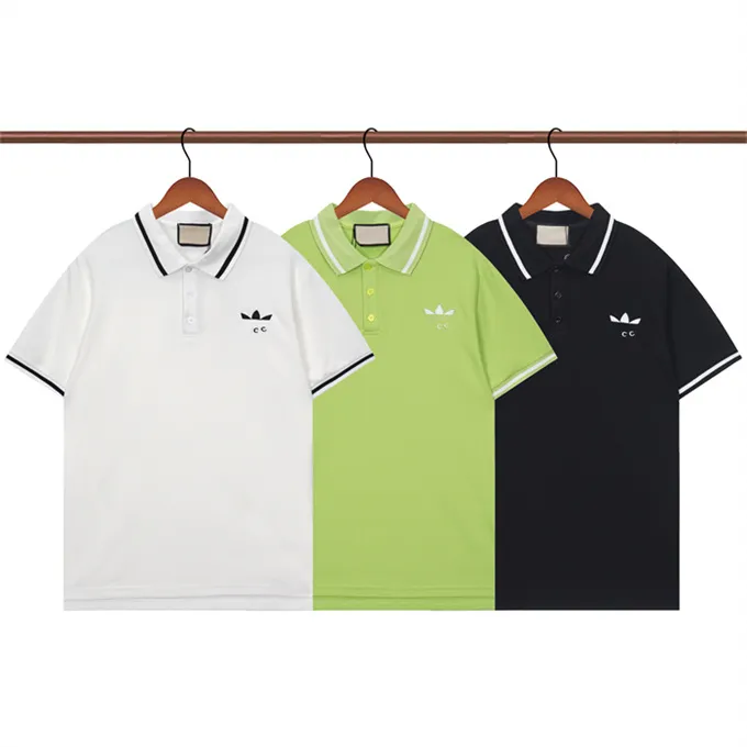 Camicie firmate da uomo Camicie casual a maniche corte estive Moda Polo allentate Stile spiaggia Magliette traspiranti T-shirt Abbigliamento # 0142