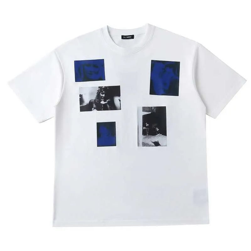 Raf simons blue velvet t cheap shirt