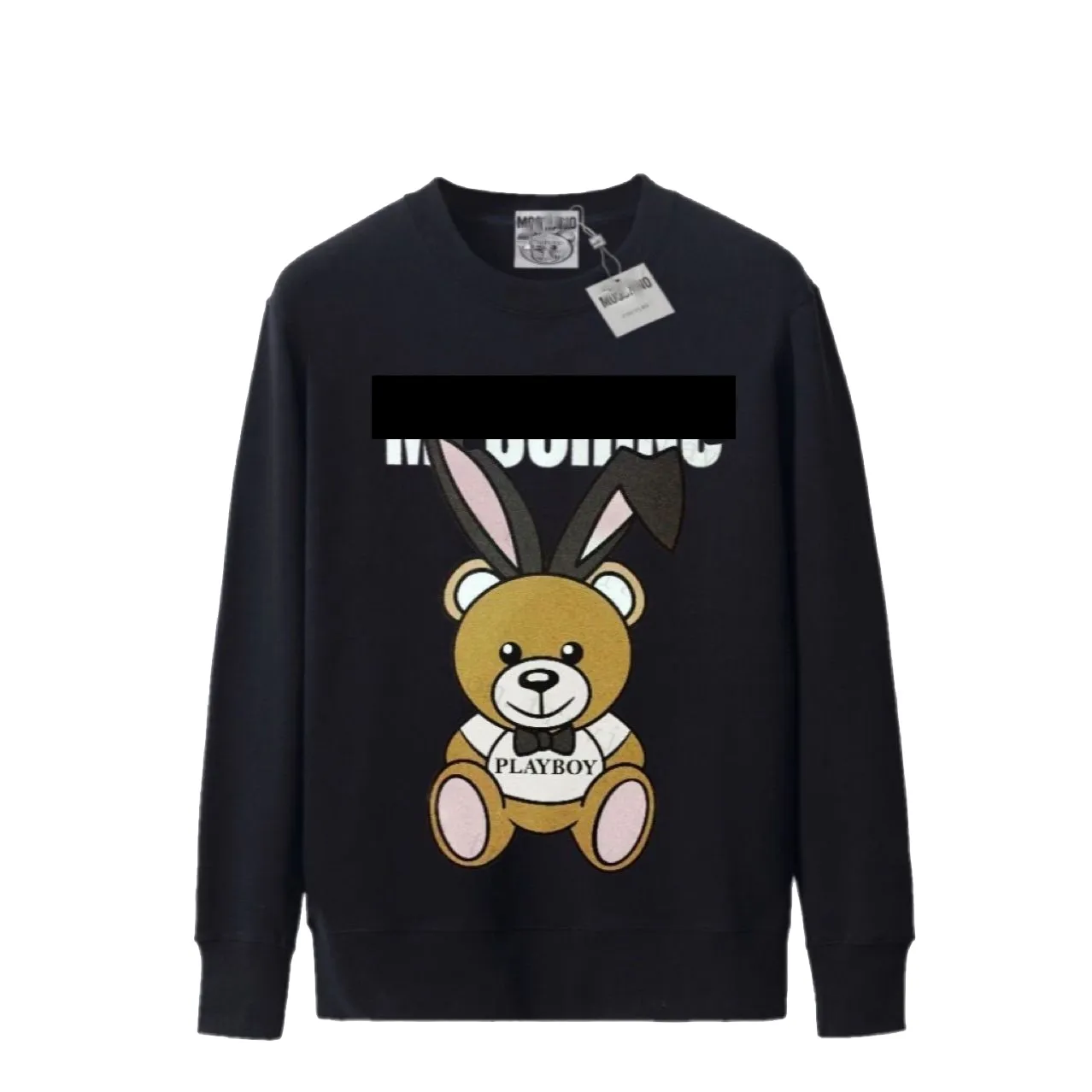 Designer Oversized Ladies Sweatshirts Without Hood With Pattern