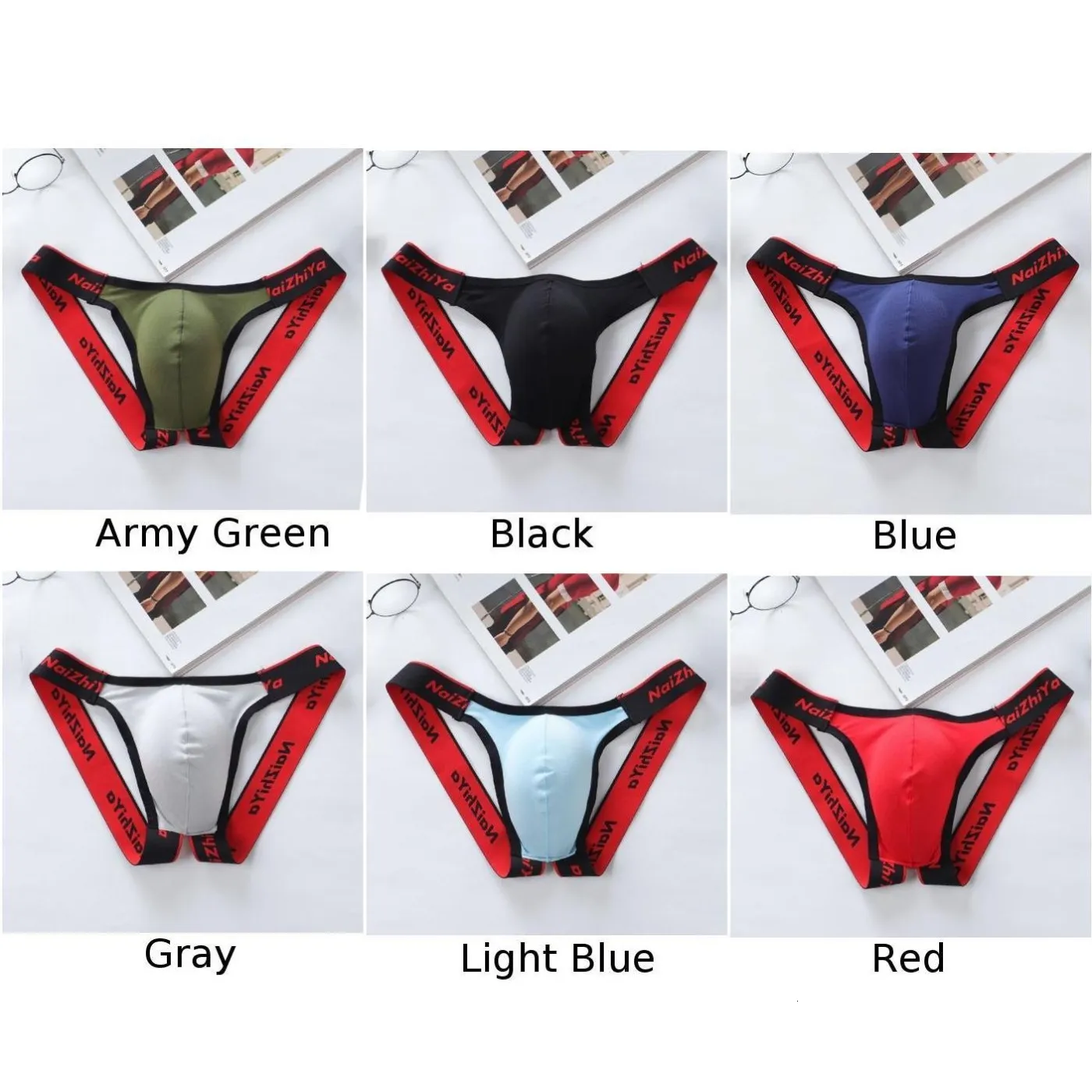 Breathable Cotton U Convex Briefs For Men With Sexy Sissy Jock Strap ...