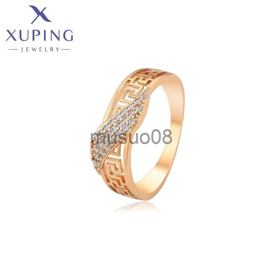 Anneaux de bande Xuping bijoux nouvelle arrivée bague de mode pour les femmes cadeau de fête X000667132 J230819