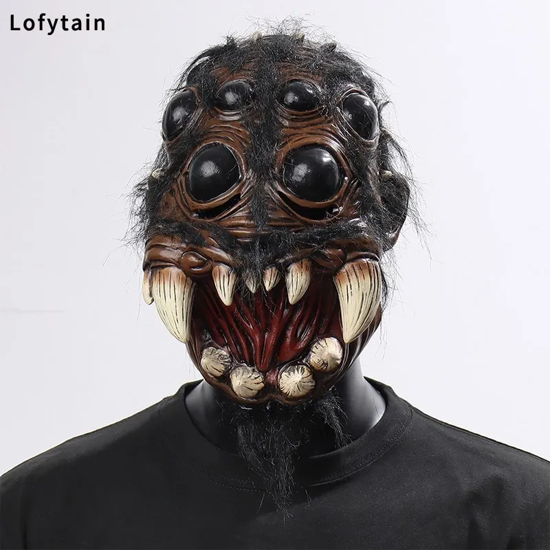 Maschera di scheletro di Halloween Maschera di carnevale horror Masquerade  Cosplay Casco integrale per adulti Maschere spaventose per feste di