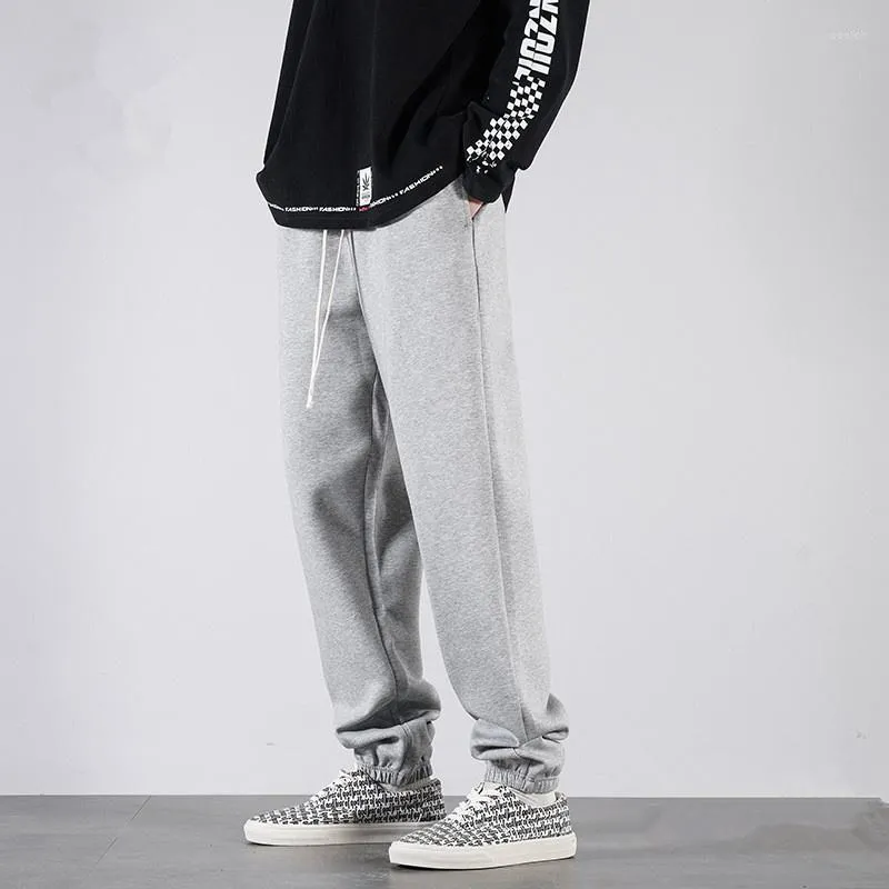 Mens 190CM Extra Lon Cotton Sweatpants Warm Fleece Sports Sports