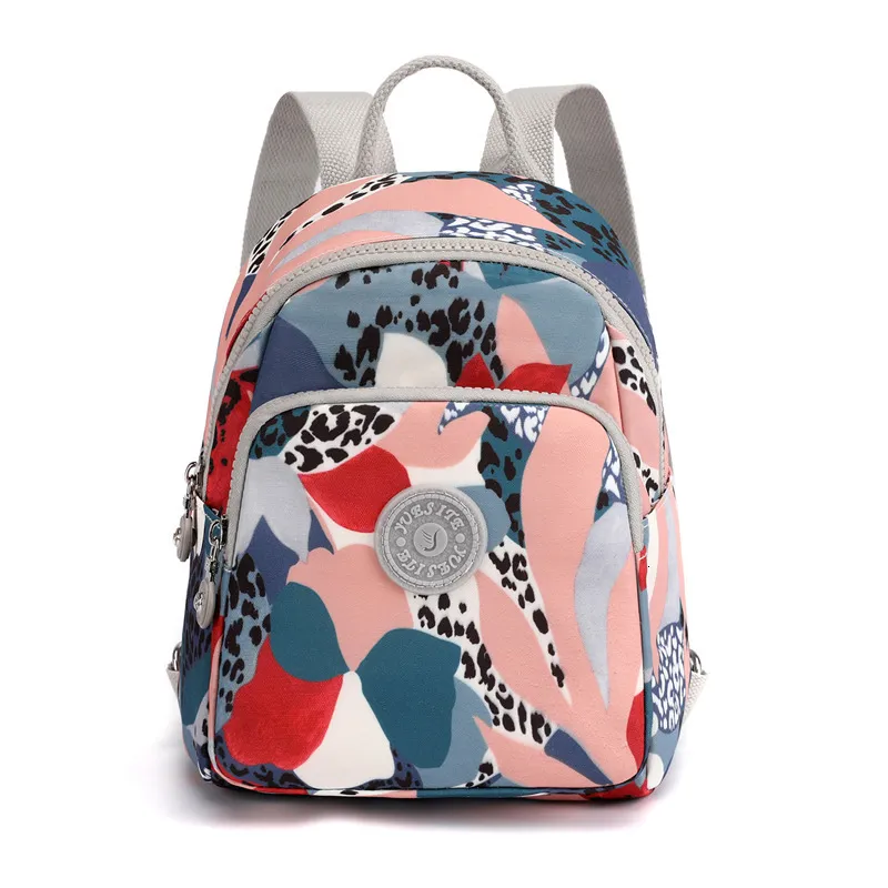 School Bags 9 Colors Creative Floral mochila Fashion Brand Female backpack Casual Travel Backpacks for women Small bags girls 230818