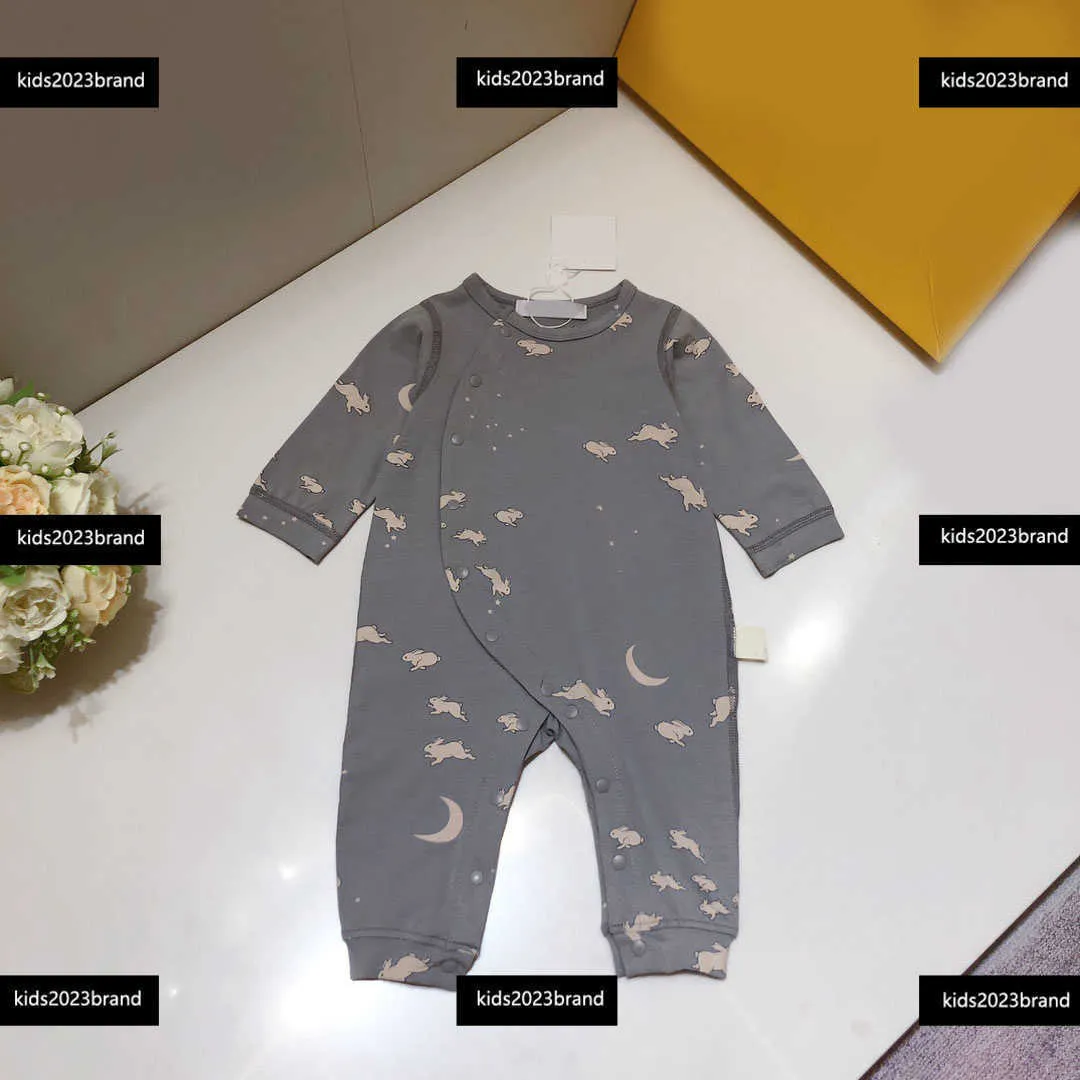 Dzieci Body Bodysuit Jumpsuits Dzieci Rompers Rozmiar 59-90 Crescent Animal Print Wygodny nowy przyjazd Mar09