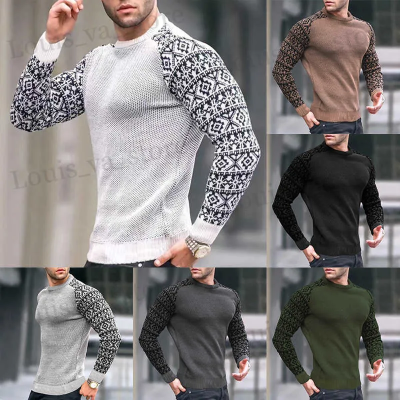 Erkekler Giyim Sonbahar Kış Moda Erkek İnce Sweaters Sıradan Onn Neck Sıcak Sıcak Fit Örgü Gömlek Erkek Küzen T230819