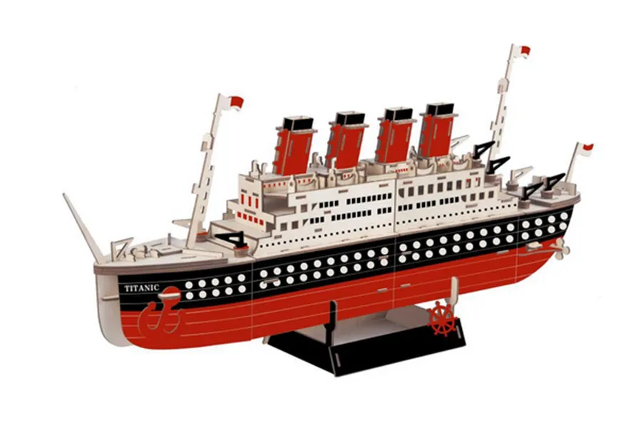 طراز Mini Figure Titanic Model Kit Build Block Owl Toy Lepin Brick Brick Titanic Diamond Small Pickle Brick Stric