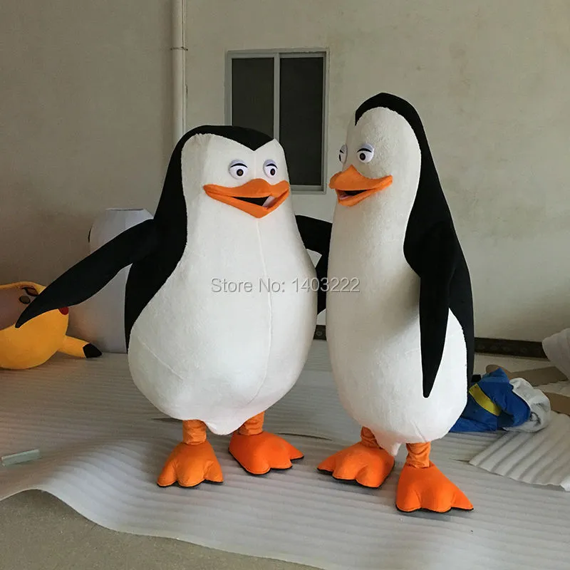 Madagascar Penguin Mascot Costume Fancy Dress gratis verzending