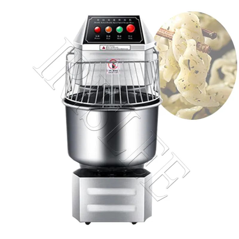 20L Automatic 2 -snelheid Pizza stoombrood chapati spiraal deeg mixer machine kneader maker