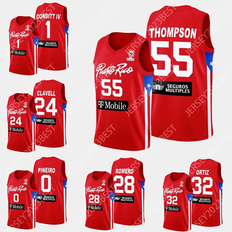 2023 FIBA​​プエルトリコナショナルワールドカップバスケットボールジャージNikivip New Carlos Arroyo＃7 Men Women Youth Jersey