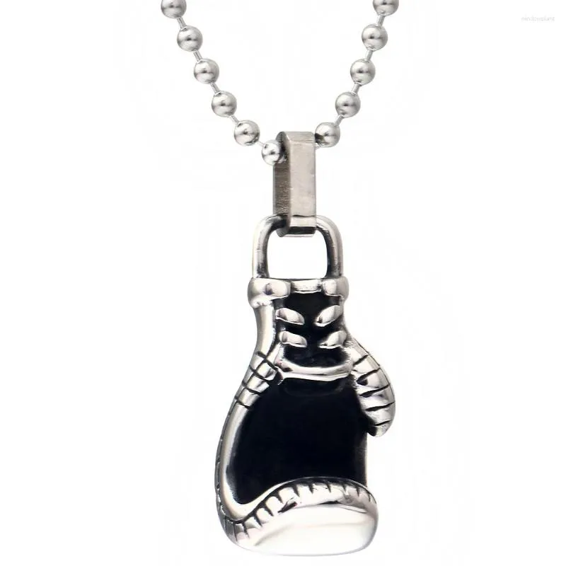 Pendentif Colliers Power Boxing Collier En Acier Inoxydable 316 Bonne Qualité Rock Fist Macho Bijoux Dropship