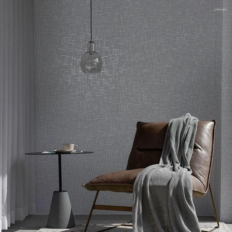 Wallpapers Pure White Grey Beige Solid Color Wallpaper 3d Linen Texture Living Room Wall Paper Roll Modern Bedroom Papel Tapiz Classic