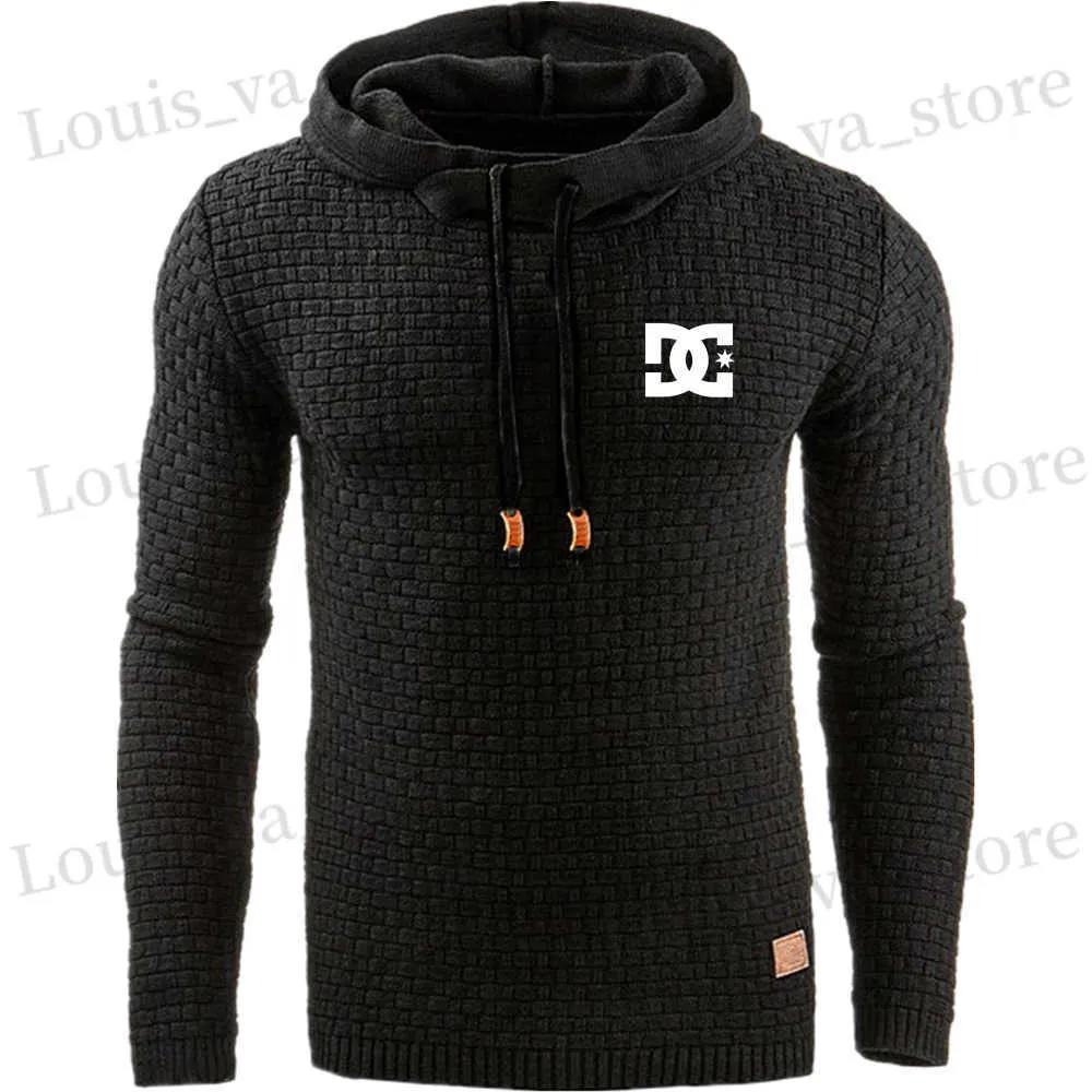 DC Chunqiu 2023 Harajuku Men's Business and Leisure Street Lapel Seater Winter Street Hoodie with DrawstringMen T230819