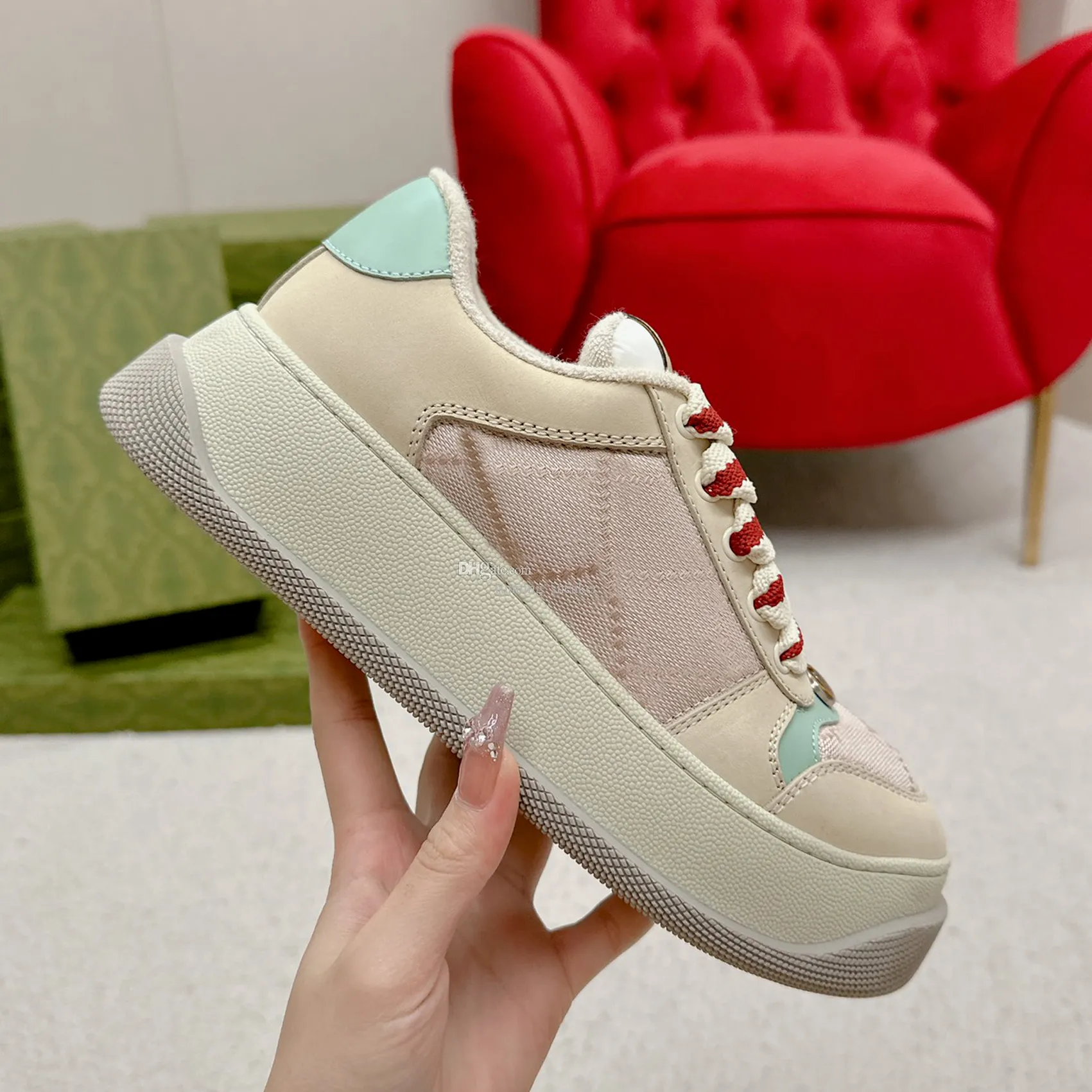 2023 Mode Espadrille Marque Designer Dirty Casual Chaussures Classiques Lettres rayures brod es Baskets imprim es pour hommes et femmes en plein air
