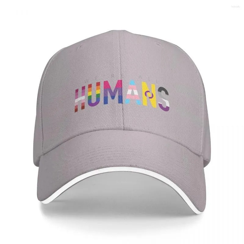 Ball Caps Humans Various Queer Flags 2 Cap Baseball Trucker Hat Rugby Men's Hats Women's