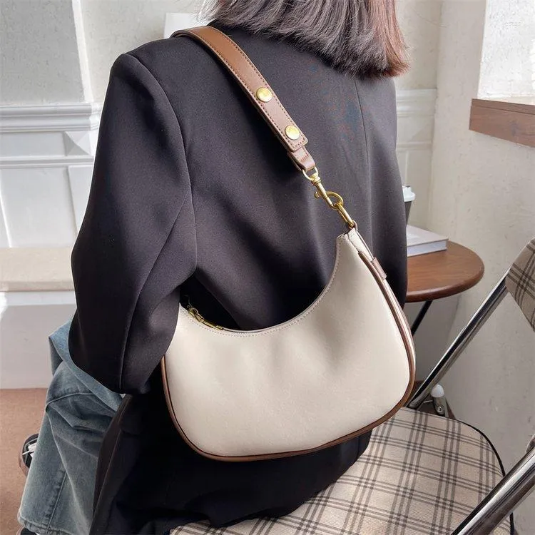 Evening Bags Niche Design Underarm Shoulder Bag Women's Fashion Korean Crossbody Versatile Pu Leather Small Dumpling Girl Handbag