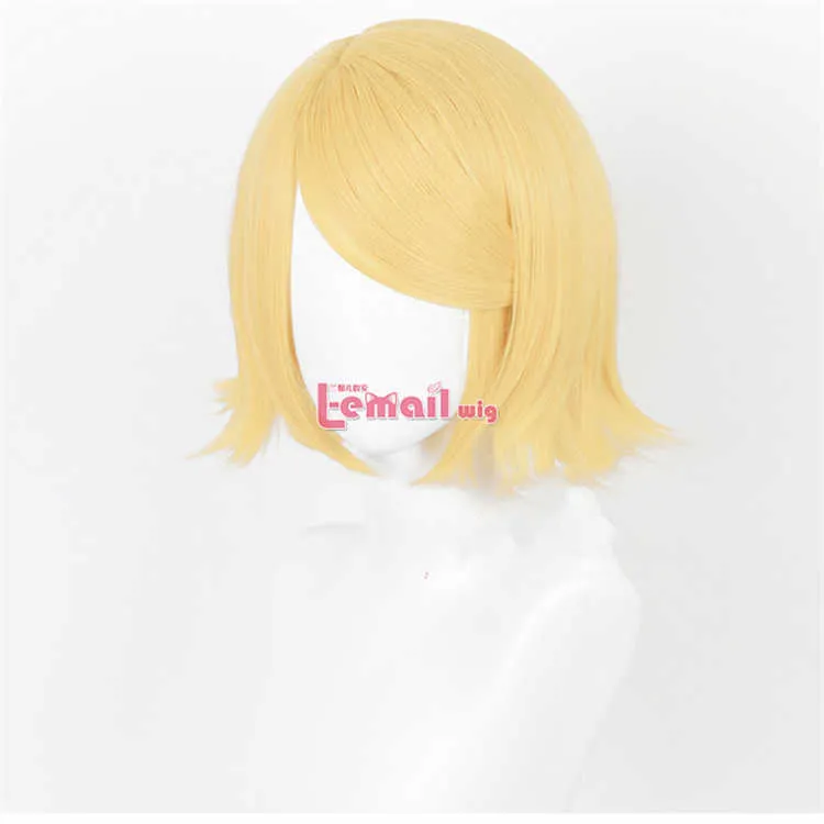 Kagamine Rin/Len Nobara Cosplay Wig 30cm Short Synthetic Hair 