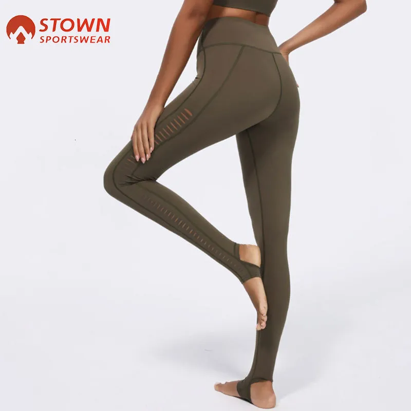 Yoga Outfit Stown Hip-lifting Trousers Women's High Waist Step-on-foot Stretch Quick-drying Sports Running Pants Yoga Trousers 230818