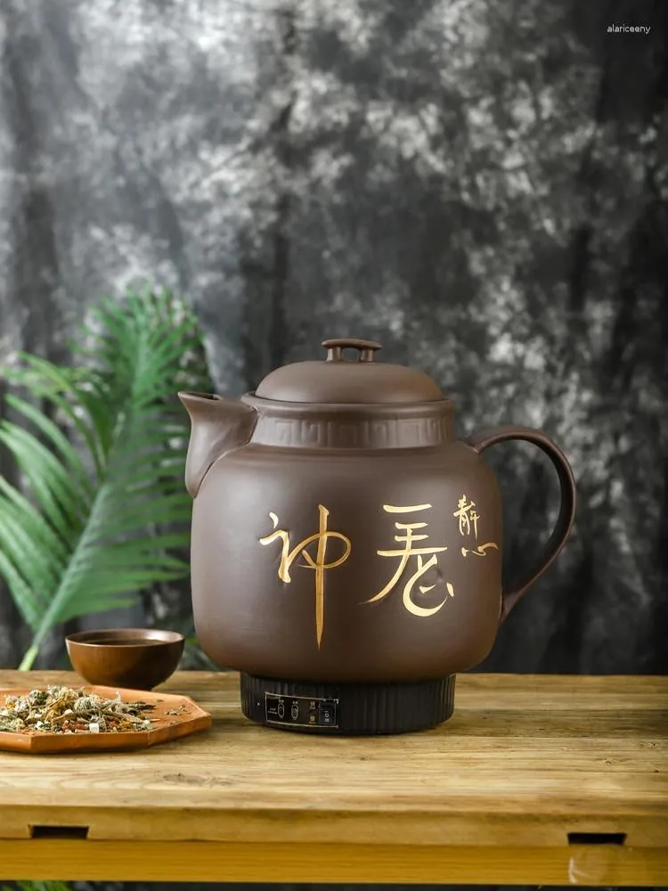 Home Electric Kettle Ceramic Automatic Water Boiler Slow Stewer Food Stewing Cooking Machine Decocting Pot