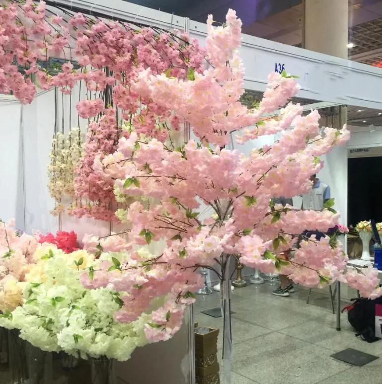 Artificial cherry blossom multi-color optional wedding decoration sakura 39 Inch 100 cm long WQ20
