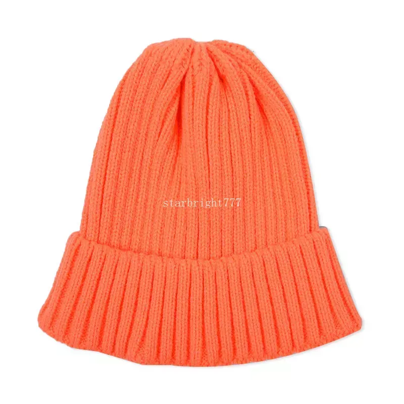 Beanie Kinderen gebreide hoeden snoepkleur gewone schedel petten kind warme sport buiten wollen hoeden ski winter motorkap hoeden bergbeklimmen casual mode caps