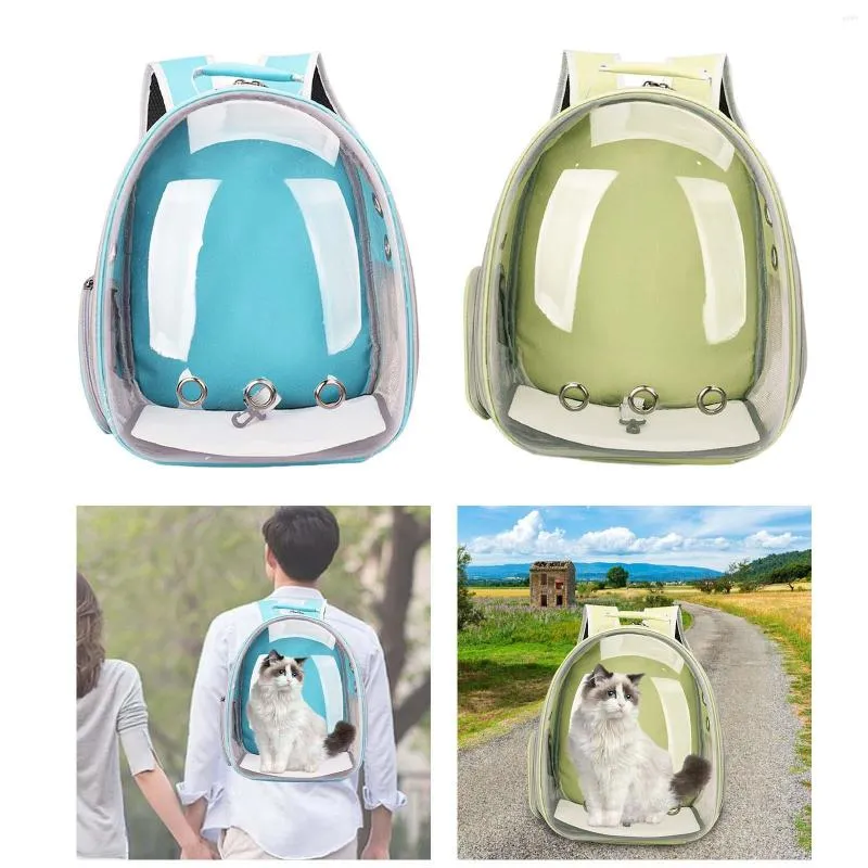 Cat Carriers Pet Carrier Sac à dos Fourre-tout Petit chien Randonnée pour la marche Camping