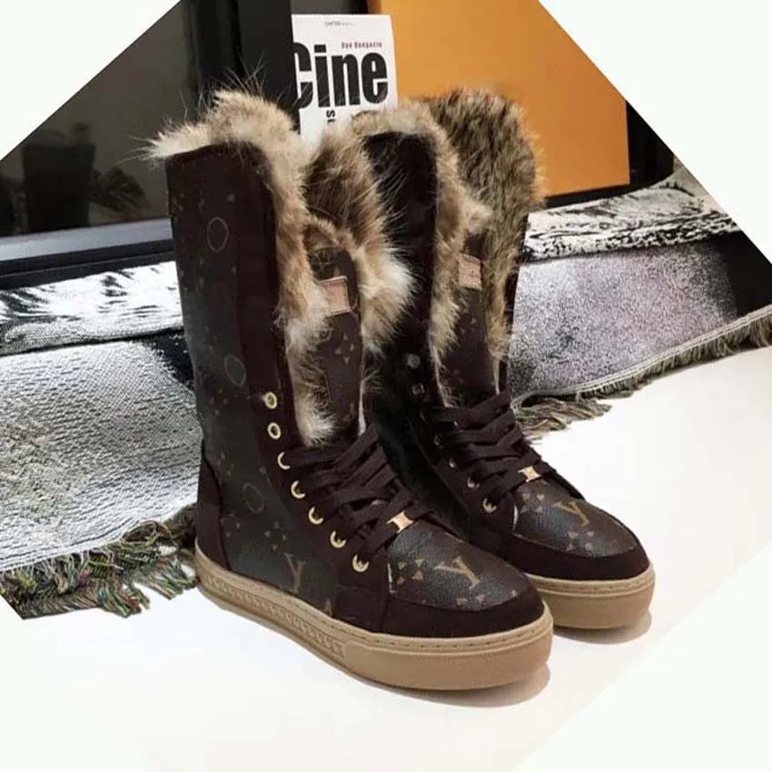 Designer boots with fur clearance