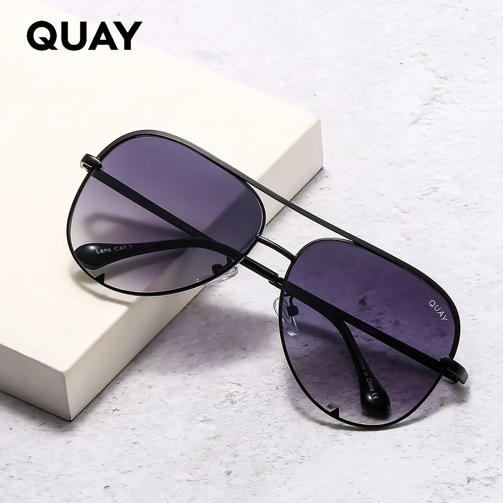 Óculos de sol Quay designers de marca de óculos de sol UV400 lentes polarizadas esportes ao ar livre ciclismo de viagem de viagem de viagem Trendy Sunglasses p2316