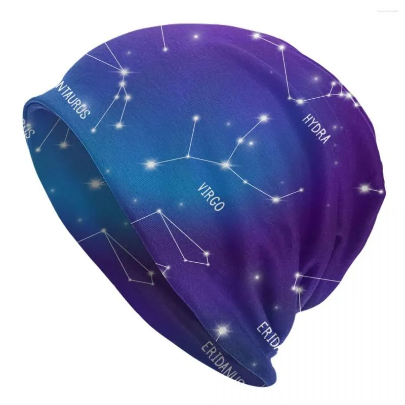 Berets Women Men Beanie Hat Night Sky Constellations Warm Spring Winter Outdoor Hip-hop Cap