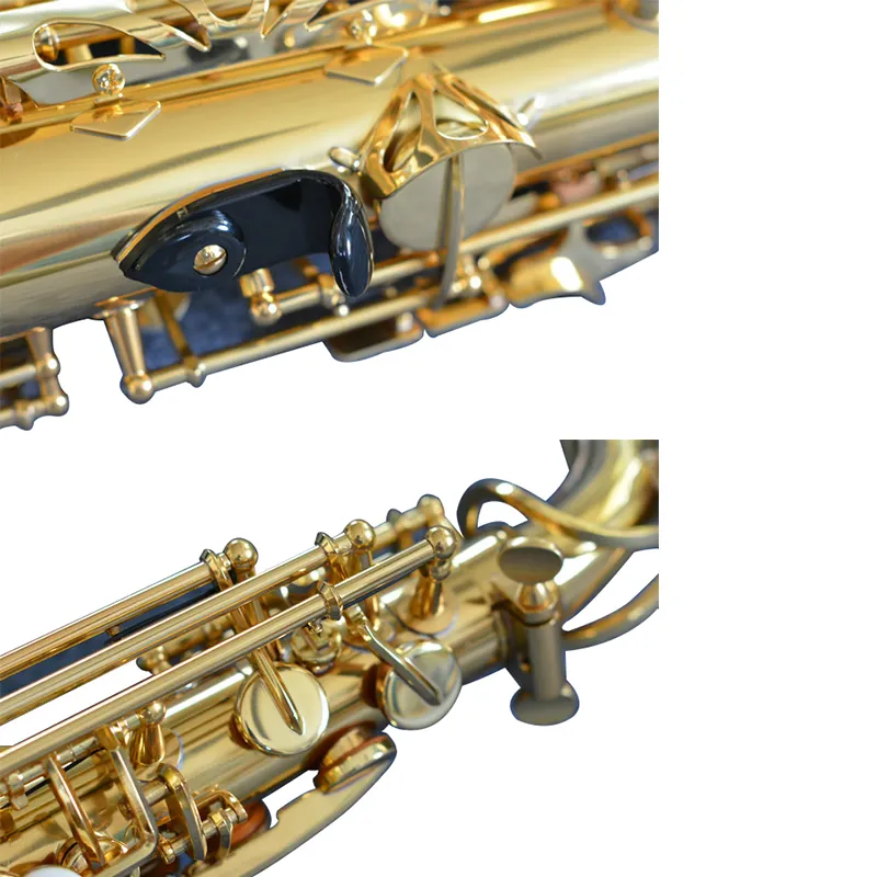 Kopiera Tyskland JK Keilwerth ST90 Gold Lacquer Alto Saxophone EB Wind Brass Instrument Sax Alto Western Instruments Sax