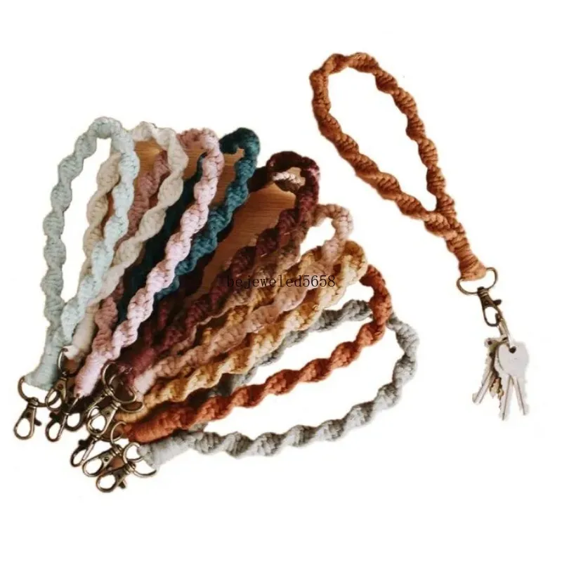 Bracelet élastique Tressé & Porte-clés – Design Unisexe – Pour Extérieur, Bureau, Sport – Léger Et Pratique