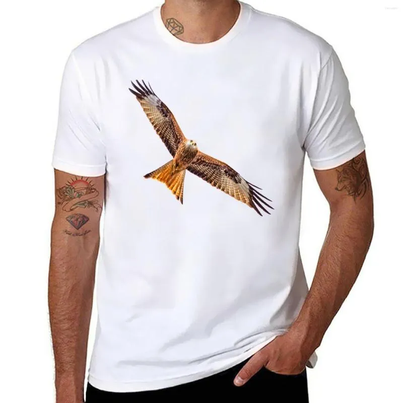 Herrpolos röd drake (Milvus Milvus) t-shirt estetiska kläder djurtryck skjorta för pojkar sport fan t-shirts män klädningar